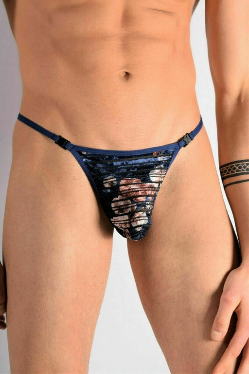 L'Homme Invisible G-String Striptease Detachable Clip Thong Ewan Marine MY83 1 - SexyMenUnderwear.com