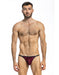 L'Homme Invisible String ELIO Striptease Transparent Thong Detachable Red MY83 6 - SexyMenUnderwear.com
