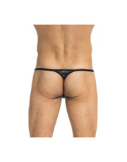 L'Homme Invisible String Striptease Lace Detachable Thong Elysee Blue MY83 1 - SexyMenUnderwear.com
