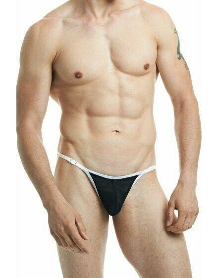 L'Homme Invisible Thong Striptease Detachable String Fast Furious Black MY11X 2 - SexyMenUnderwear.com
