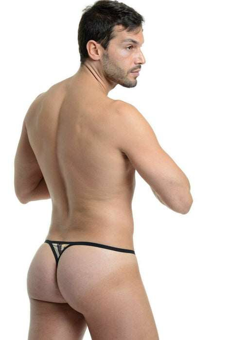 L'Homme Invisible Thong Striptease Detachable String Matryoshka Black MY11X 7 - SexyMenUnderwear.com