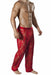 Loungewear CandyMan Lace Lounge Pants Sexy & Romantic Red 99234 10 - SexyMenUnderwear.com