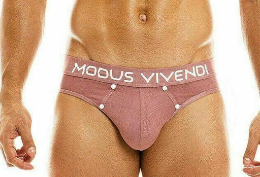 Low-Cut Briefs Modus Vivendi Jeans Briefs Slip Dusty Pink 05013 37 - SexyMenUnderwear.com