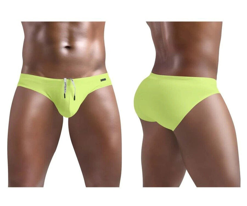 Low-Rise Swimwear ErgoWear X4D Swim-Briefs Bright Yellow 1414 - SexyMenUnderwear.com