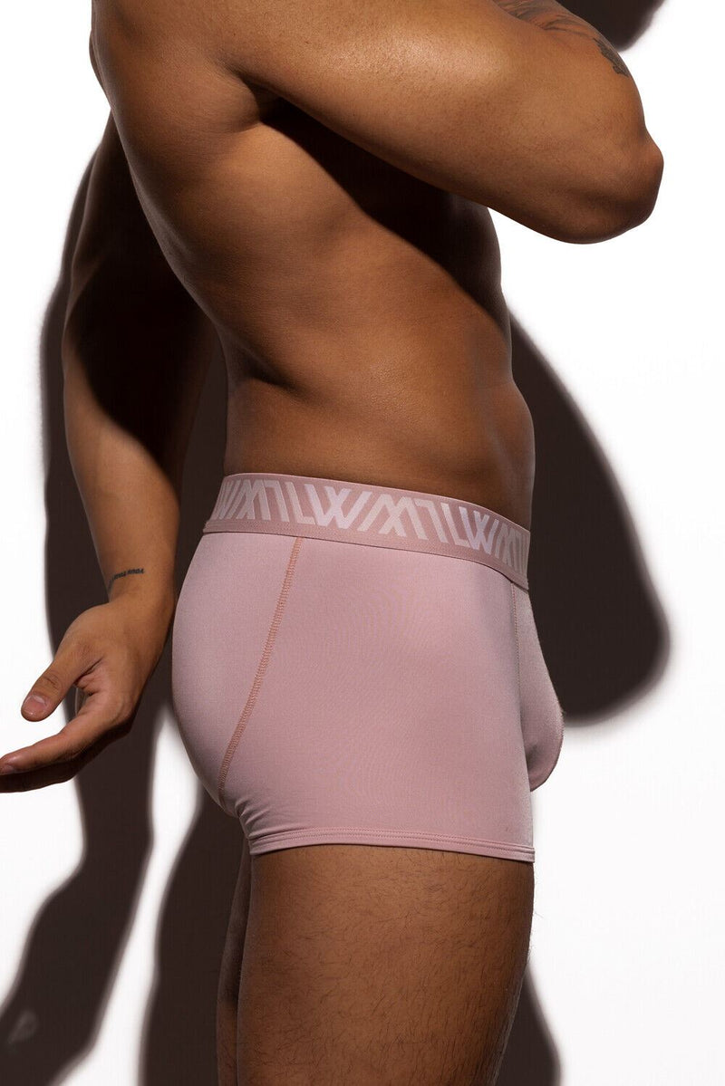 LVW AMSTERDAM Boxer Trunk Smooth Lycra Jersey ECO Salmon 19B - SexyMenUnderwear.com