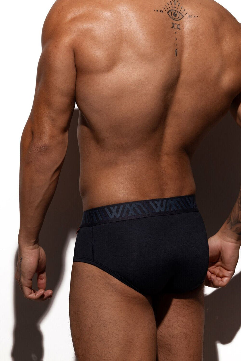LVW AMSTERDAM Brief Smooth Lycra Jersey Eco-Briefs Navy LVBR102 19B - SexyMenUnderwear.com