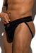 LVW AMSTERDAM Gold Jockstrap Smooth Italian Cotton Jock Black 20B - SexyMenUnderwear.com