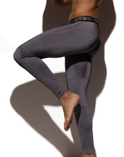 LVW AMSTERDAM Leggings Gym Sportwear Activewear Legging Charcoal 16 - SexyMenUnderwear.com