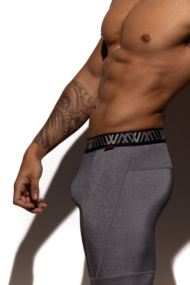 LVW AMSTERDAM Leggings Gym Sportwear Activewear Legging Charcoal 16 - SexyMenUnderwear.com