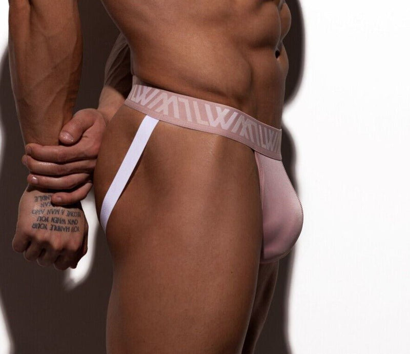 LVW AMSTERDAM Luxury Jockstrap Smooth Jersey Lycra Eco-Jock Salmon Pink 14 - SexyMenUnderwear.com