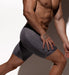 LVW AMSTERDAM Tight Sport Shorts Gym Jammer Activewear Charcoal 20 - SexyMenUnderwear.com