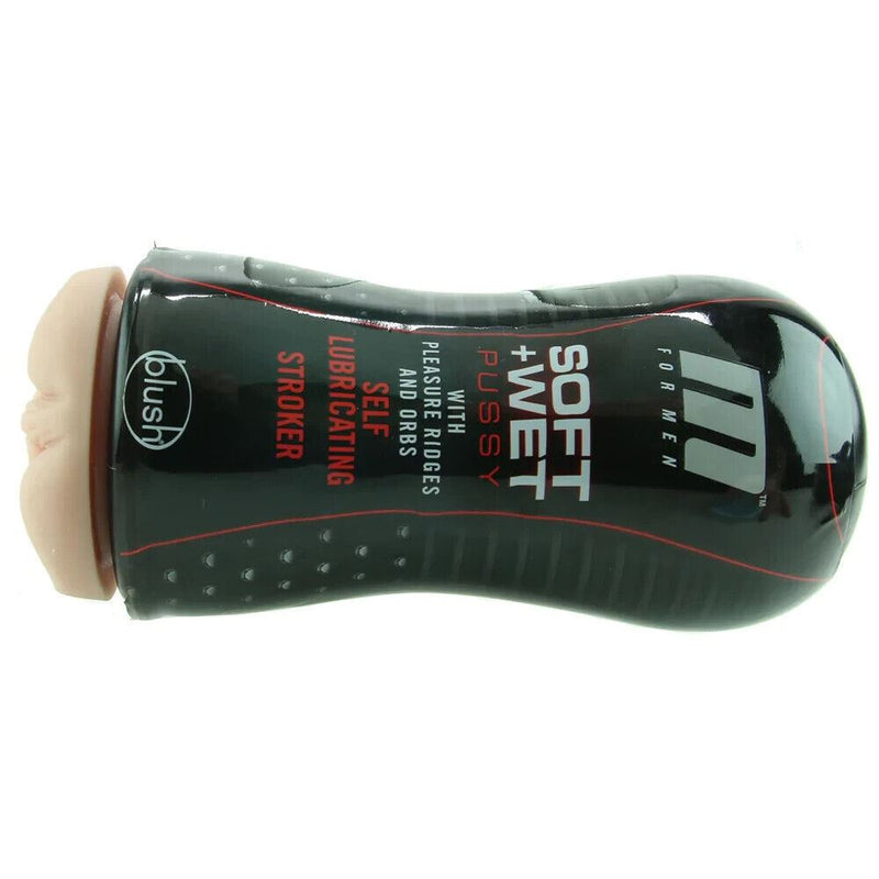 M For Men Soft + Wet Pussy Masturbator Pleasure Ridges Orbs Red 6 - SexyMenUnderwear.com