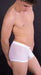 M-HOM Boxer Temptation Delight White MEDIUM 1 - SexyMenUnderwear.com