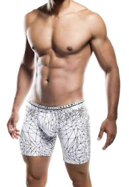 Malebasics Boxer Hipster Quick Dry Fabric Long Boxer Spider MB202 4 - SexyMenUnderwear.com