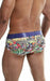 Malebasics Brief Sublimated Amethyst Fabric Briefs Comic Fun Print MB203 4 - SexyMenUnderwear.com
