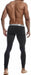Malebasics Men Leggings Classic Pima Long Johns Charcoal MB105 2 - SexyMenUnderwear.com