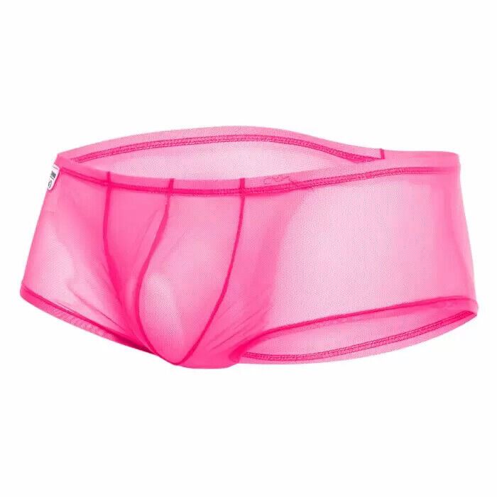MALEBASICS MOB Boxer Hip Brief Sexy Erotic Underwear Sheer Hot Pink MBL04 3 - SexyMenUnderwear.com