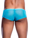 MALEBASICS MOB Boxer Hip Brief Sexy Erotic Underwear Sheer Turquoise MBL04 3 - SexyMenUnderwear.com
