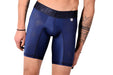 MAO Sport Boxer Shorts New Gel Print Design Quick-Dry Long Boxer Navy Azul 7061 12 - SexyMenUnderwear.com