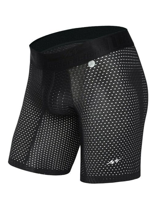 MAO Sport Compression Boxer Short Mid-Cut Underwear Black 1113.5 15 - SexyMenUnderwear.com