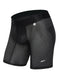 MAO Sport Compression Boxer Short Mid-Cut Underwear Black 1113.5 15 - SexyMenUnderwear.com
