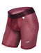 MAO Sport Compression Boxer Short Mid-Cut Underwear Burgundy 1113.5 15 - SexyMenUnderwear.com