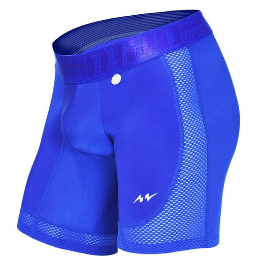 MAO Sport Mesh Boxer Compression Short Mid-Cut MicroFibre Sportwear Royal 7021 3 - SexyMenUnderwear.com