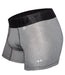 MAO SPORTS Boxer Short Stripe Line Stretching Resistance Microfiber Black Band 2 - SexyMenUnderwear.com