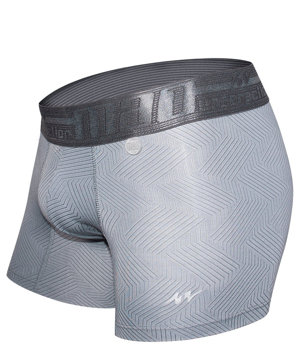 MAO SPORTS Boxer Short Stripe Stretching Resistance Casual Boxer Gray 2 - SexyMenUnderwear.com