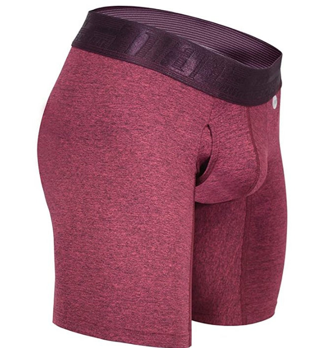 MAO Sports Boxer Shorts Gymwear Comfy Athletic Underwear Burgundy 1111.9 15 - SexyMenUnderwear.com
