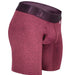 MAO Sports Boxer Shorts Gymwear Comfy Athletic Underwear Burgundy 1111.9 15 - SexyMenUnderwear.com