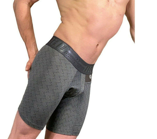 MAO Sports Boxer Side Phone Pocket Gym Underwear Gray 1111.39 2 - SexyMenUnderwear.com