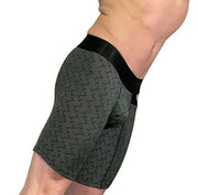 MAO Sports Boxer With Phone Pocket Long Boxer Underwear Black 1111.39 2 - SexyMenUnderwear.com