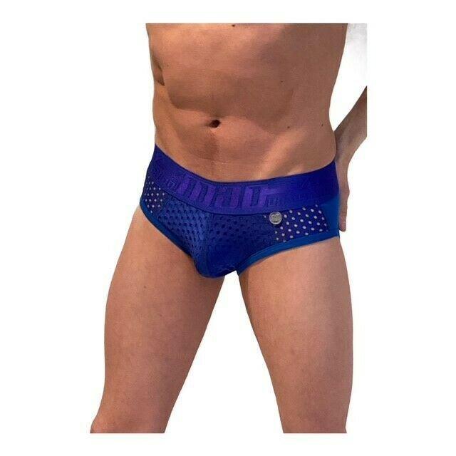 MAO Sports Briefs Comfy Mesh Brief Royal Blue 13612 9 - SexyMenUnderwear.com