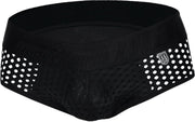 MAO Sports Briefs DOT Comfy Soft Mesh Brief Black 13612 9 - SexyMenUnderwear.com