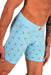 MAO Sports Casual Cotton Boxer Banana Print Soft & Stretchy Fabric Baby Blue - SexyMenUnderwear.com
