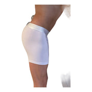 MAO Sports Coton Boxer Short Underwear White 1055 13 - SexyMenUnderwear.com