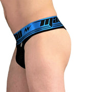 MAO Sports Thongs Breathable Mesh Black Thong 7525 11 - SexyMenUnderwear.com