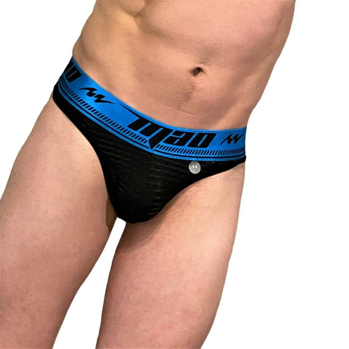 MAO Sports Thongs Breathable Mesh Black Thong 7525 11 - SexyMenUnderwear.com