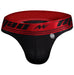 MAO Sports Thongs With Curved Stretchy Mesh Thong Elastic Waist Black & Red 11 - SexyMenUnderwear.com