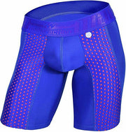 MAO USA Boxer Sports Compression Shorts Mid-Cut Microfibre Royal 1111.1 4 - SexyMenUnderwear.com