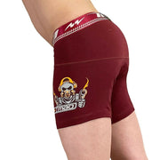 MAO USA Cotton Boxer Stretchy Microfibre Gym Sports Burgundy 6930 4 - SexyMenUnderwear.com