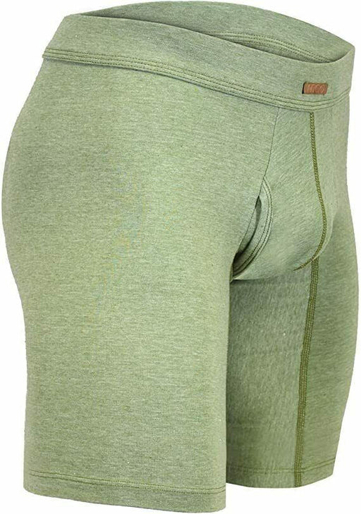 MAO USA Soft Cotton Boxer Briefs Flat Seams Flexible Light Army Green 1113.4 10 - SexyMenUnderwear.com