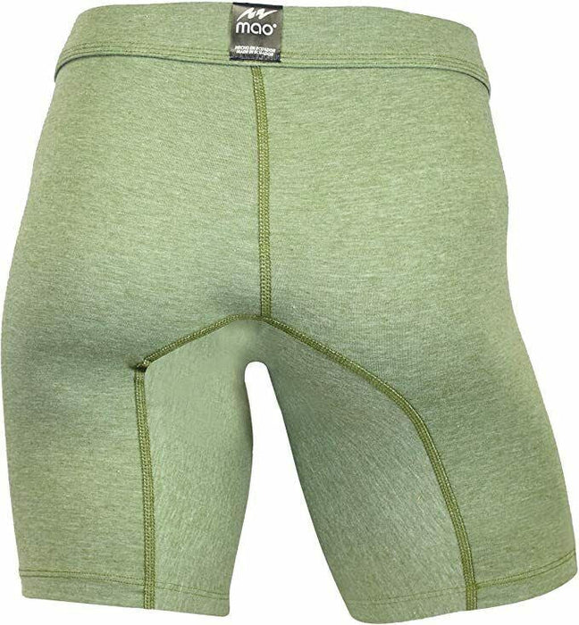 MAO USA Soft Cotton Boxer Briefs Flat Seams Flexible Light Army Green 1113.4 10 - SexyMenUnderwear.com