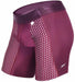 MAO USA Sport Boxer Compression Shorts Burgundy 1111.1 4 - SexyMenUnderwear.com