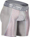 MAO USA Sport Boxer Compression Shorts Mid-cut Grey 1111.1 4 - SexyMenUnderwear.com