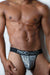 Marco Marco Thong Granite Sexy Summer Tanga Silver Metalic ThongS Pouch 1 - SexyMenUnderwear.com