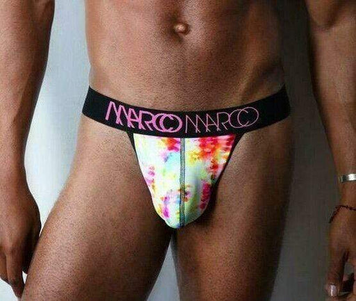 Marco Marco Thong Water Color Fashion Paint Design Colorful 1 - SexyMenUnderwear.com