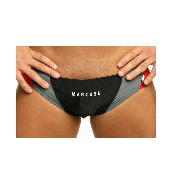 Marcuse Aquaholic Swim-Briefs Swimwear Black 4 - SexyMenUnderwear.com