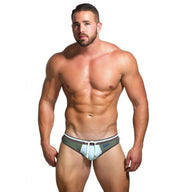 Marcuse Dragon Swim-briefs Swimwear Beige 06816 2 - SexyMenUnderwear.com